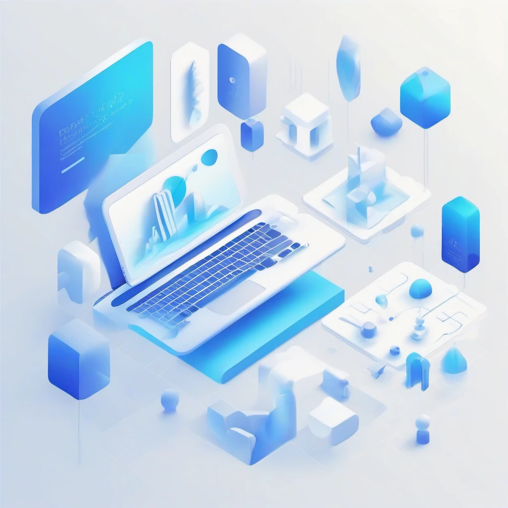 Logo creation illustration with brand identity design